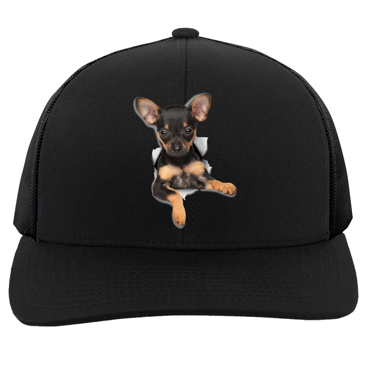 104C Trucker Snap Back - Black