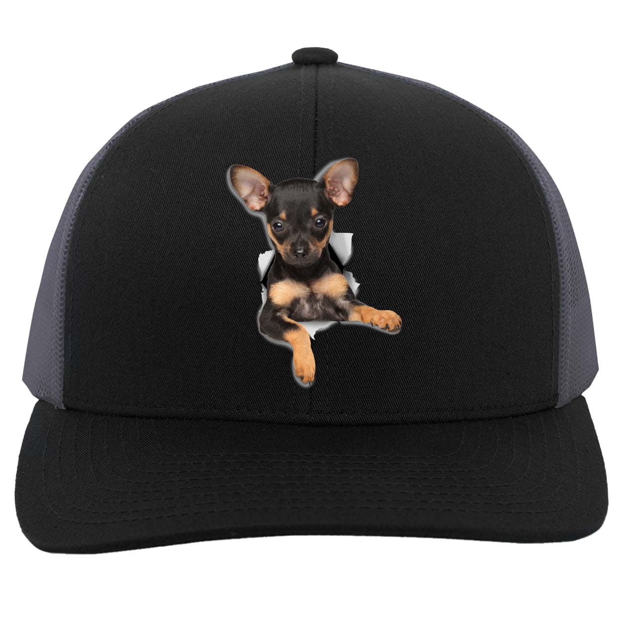 104C Trucker Snap Back - Black/Graphite