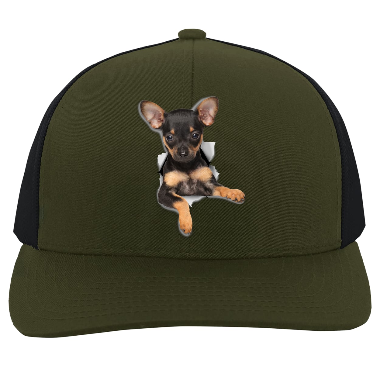 104C Trucker Snap Back - Moss/Charcoal