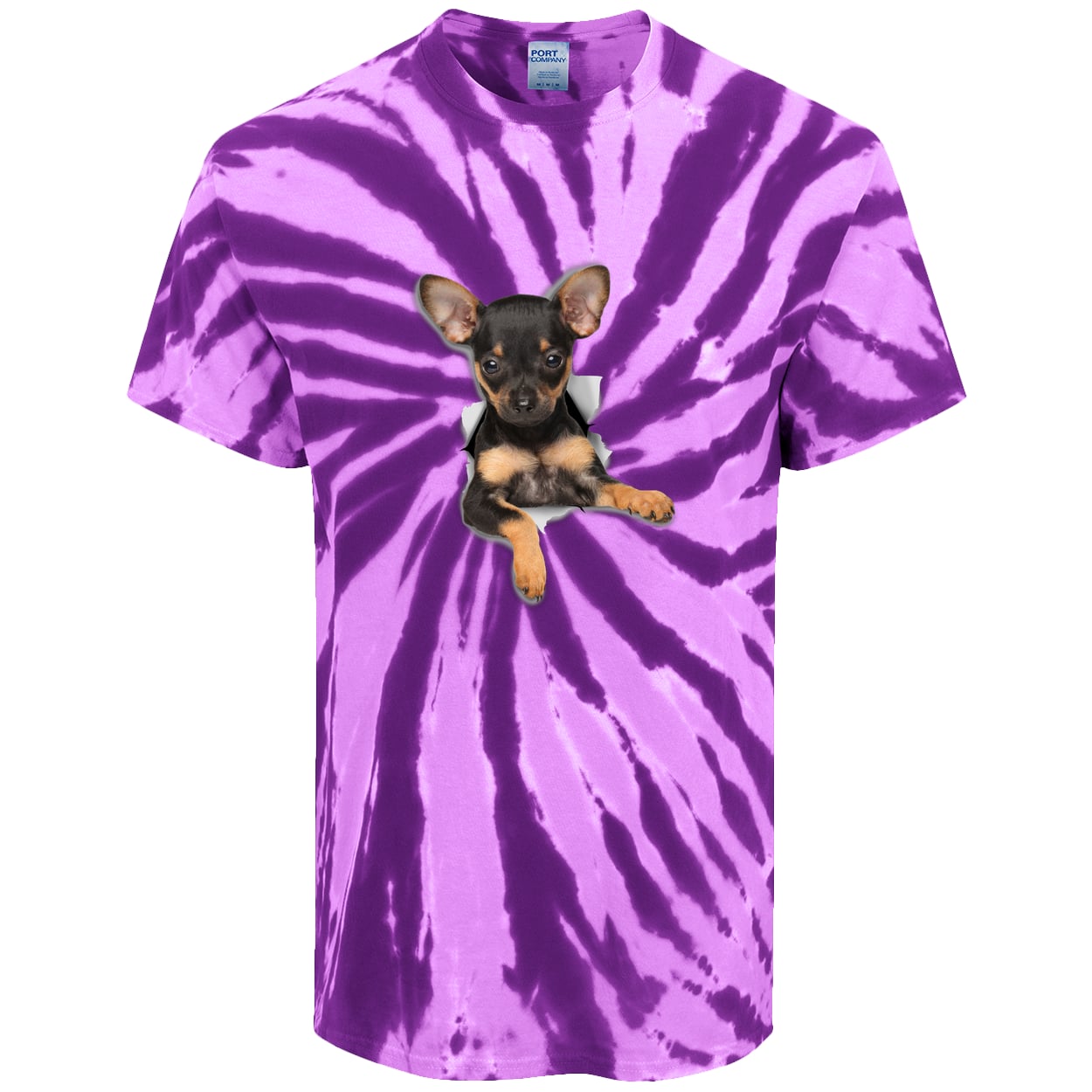 PC147 Port & Company Tie-Dye Tee - Purple
