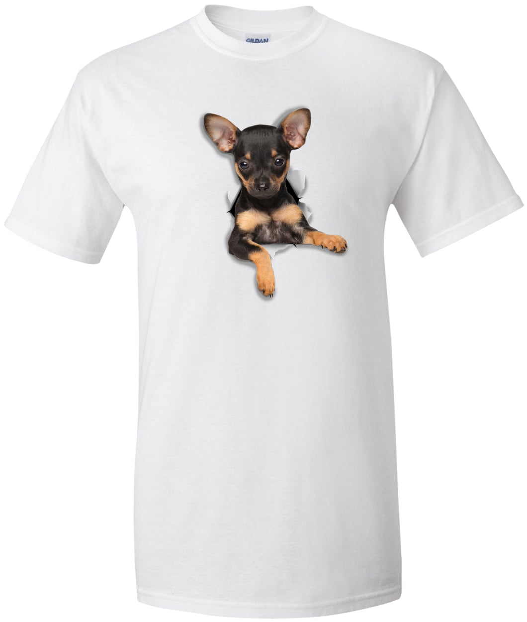 G200T Gildan Mens Tall Ultra Cotton Tee - White