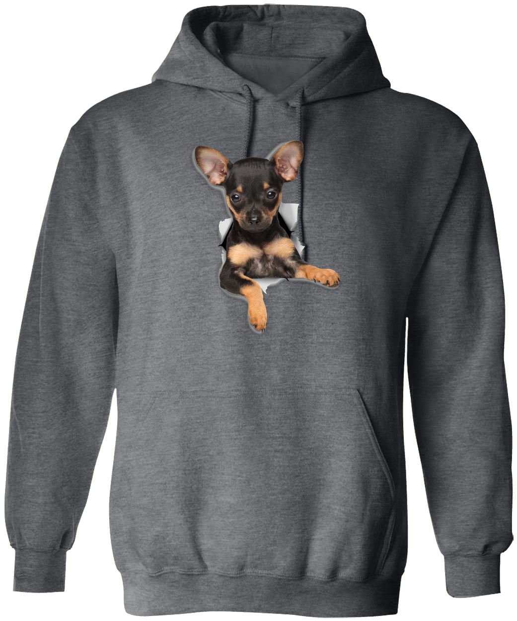 G185 Gildan Pullover Hoodie - Dark Heather
