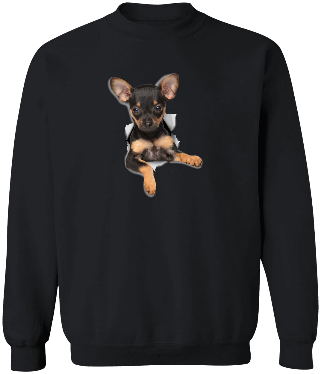 G180 Gildan Crewneck Pullover Sweatshirt - Black