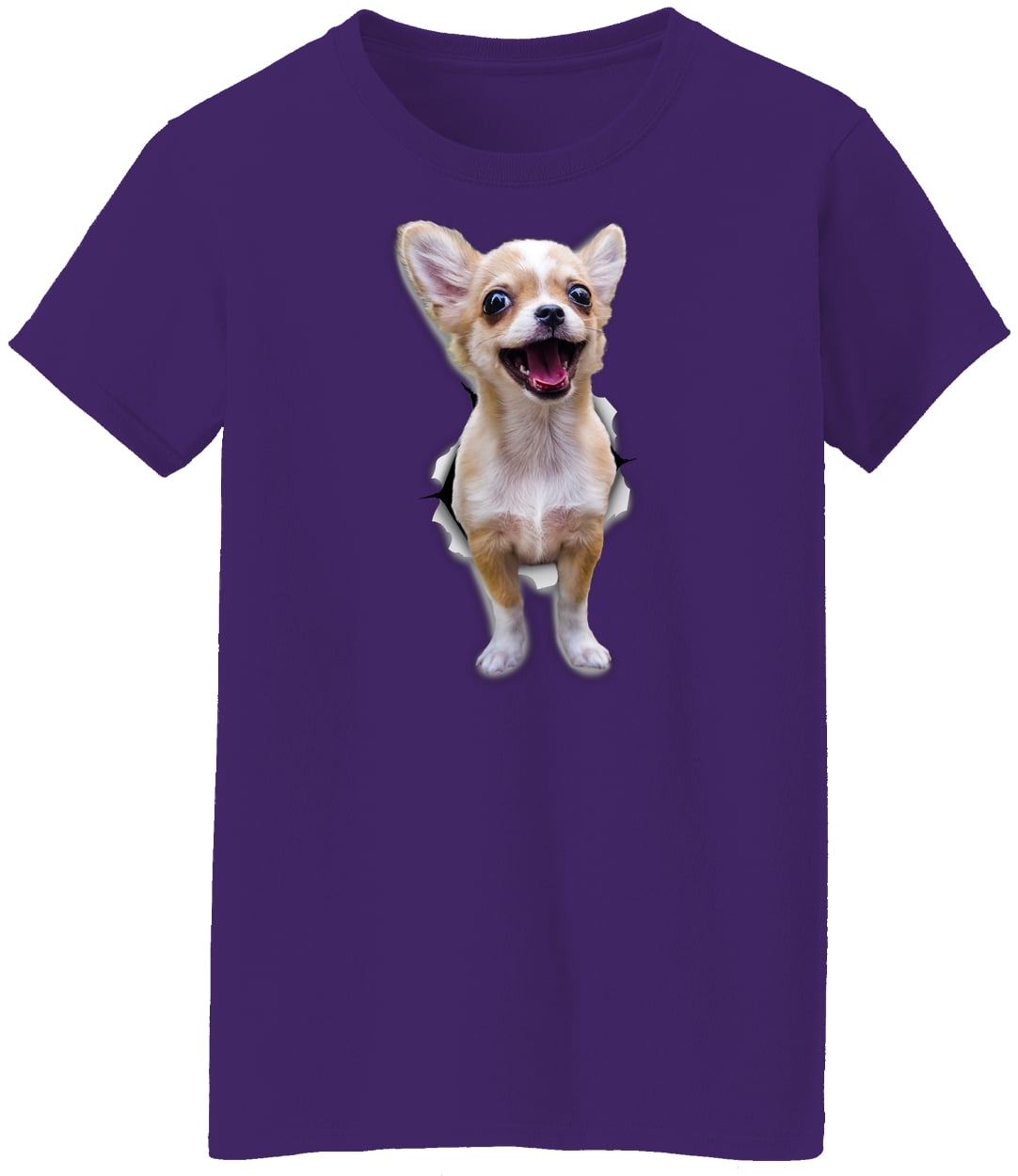 G500L Ladies' 5.3 oz. T-Shirt - Purple