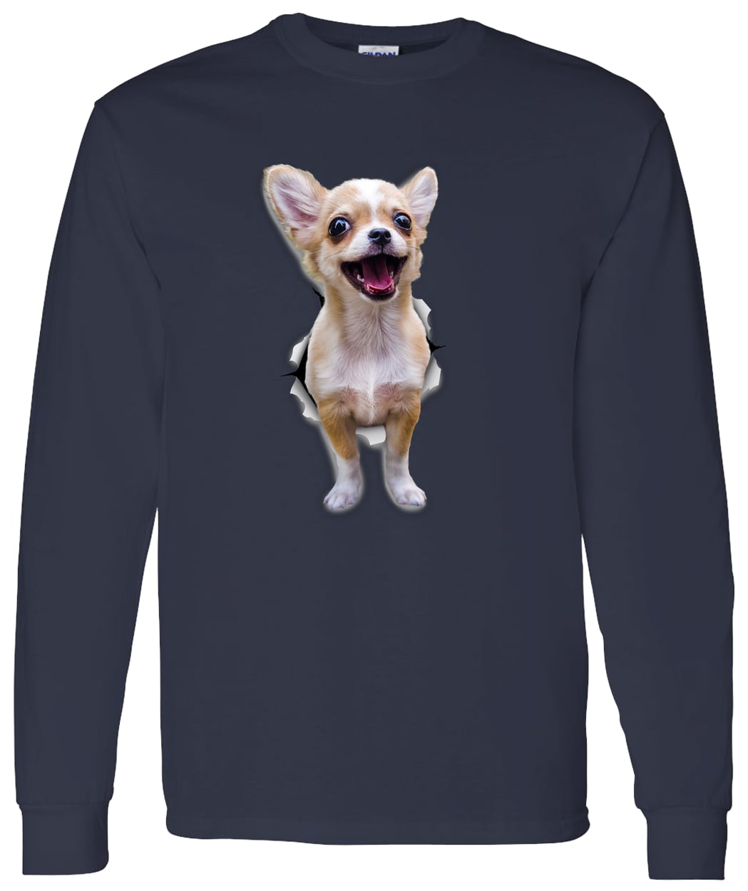 G540 LS T-Shirt 5.3 oz. - Navy