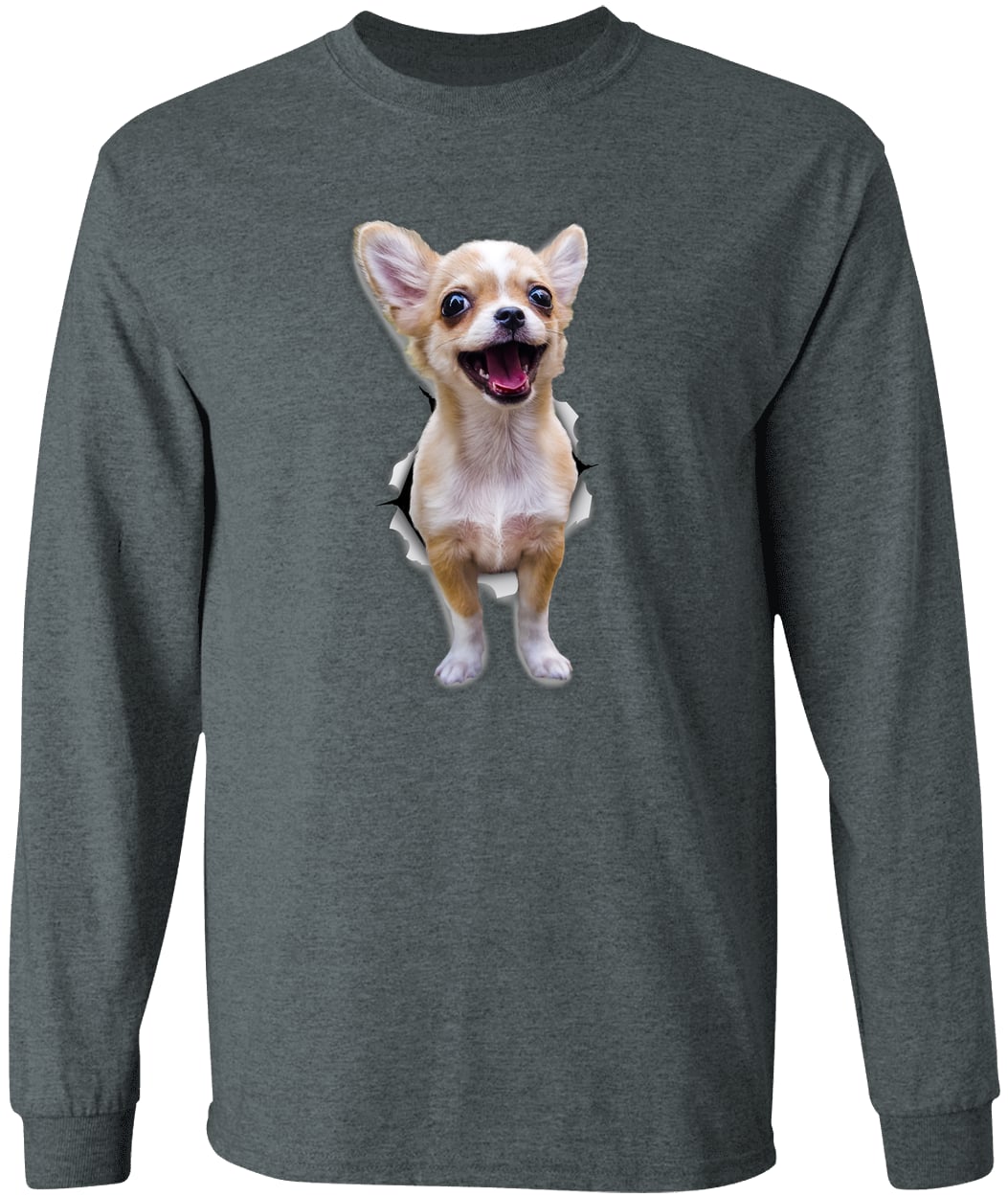 G540 LS T-Shirt 5.3 oz. - Dark Heather