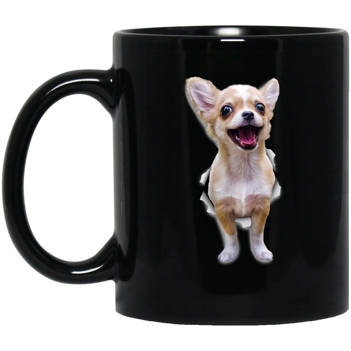 BM11OZ 11oz Black Mug Design Preview