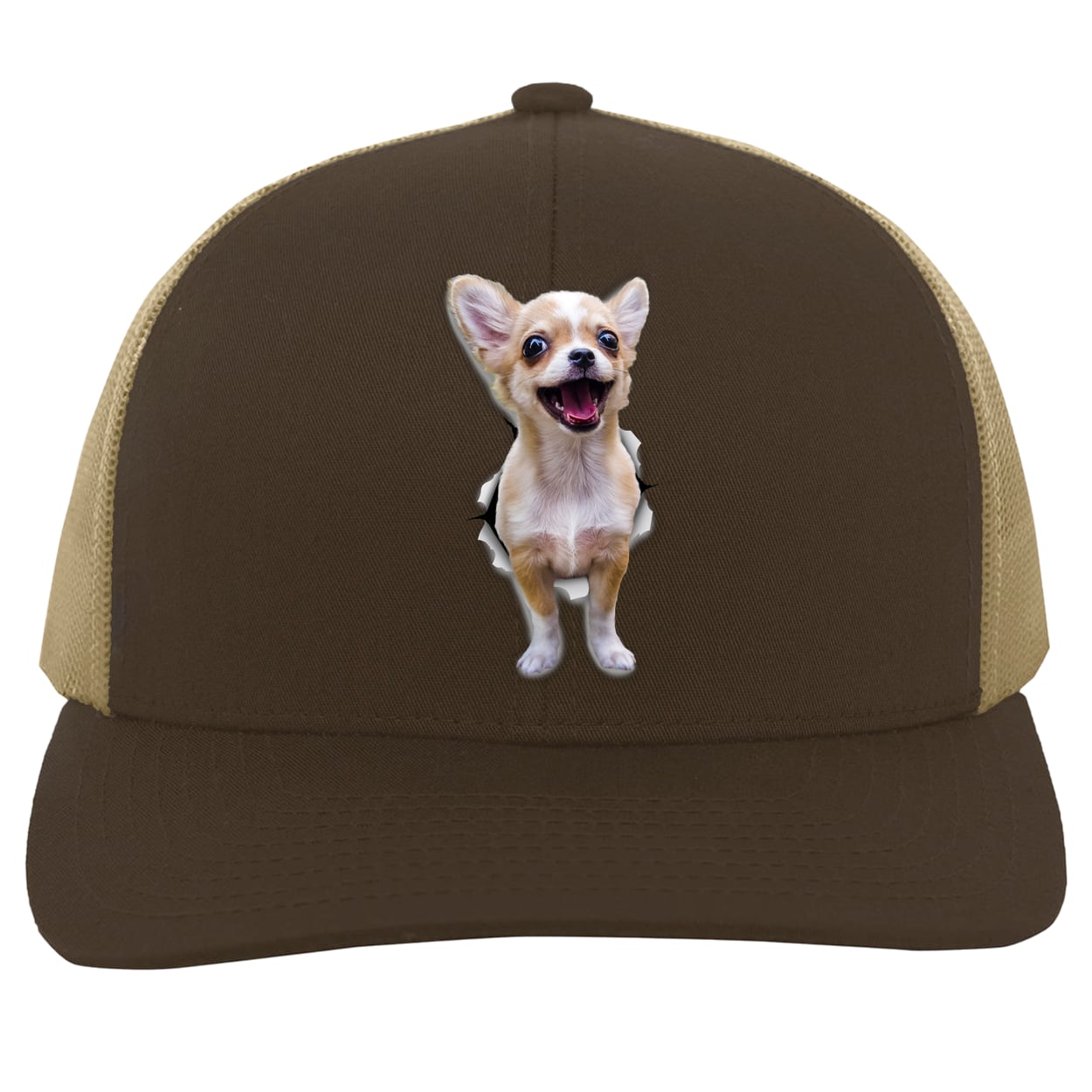 104C Trucker Snap Back - Brown/Khaki