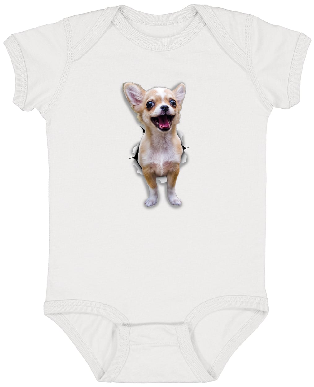 4424 Infant Fine Jersey Bodysuit - White