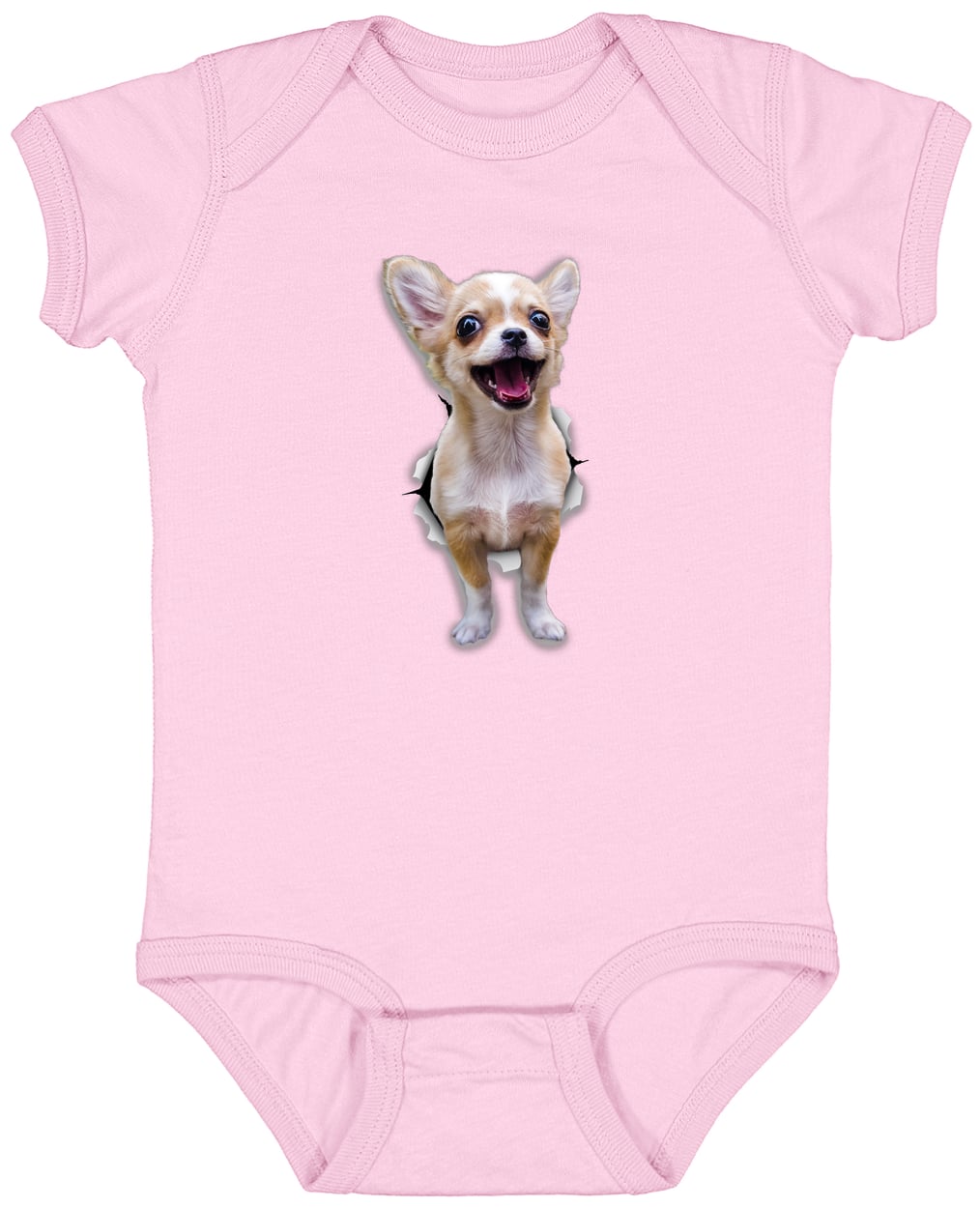 4424 Infant Fine Jersey Bodysuit - Pink