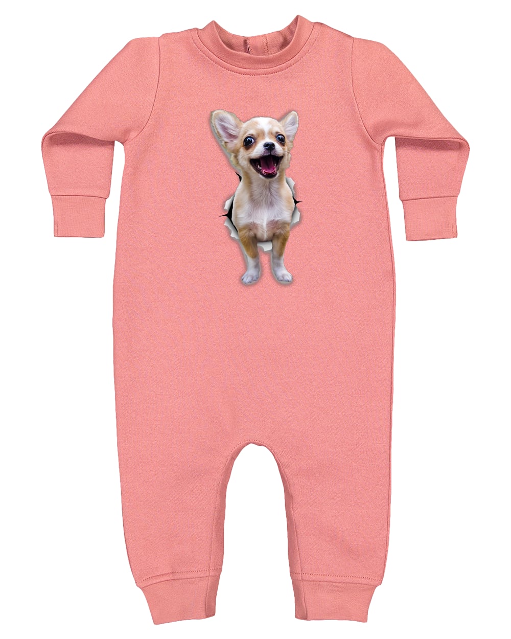 4447 Rabbit Skins Infant Fleece One-Piece Bodysuit - Mauvelous