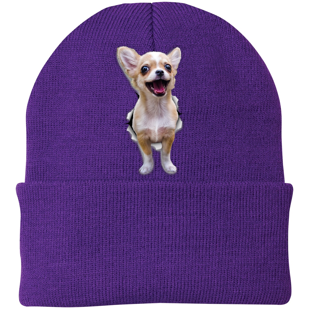 CP90 Port & Company Knit Beanie - Athletic Purple