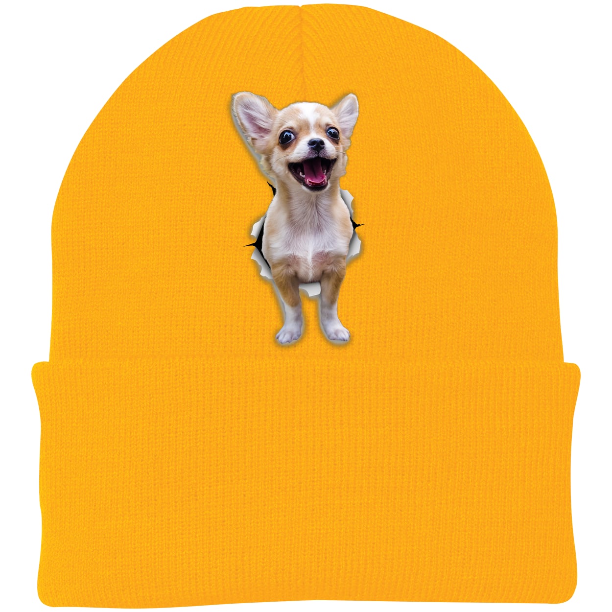 CP90 Port & Company Knit Beanie - Athletic Gold