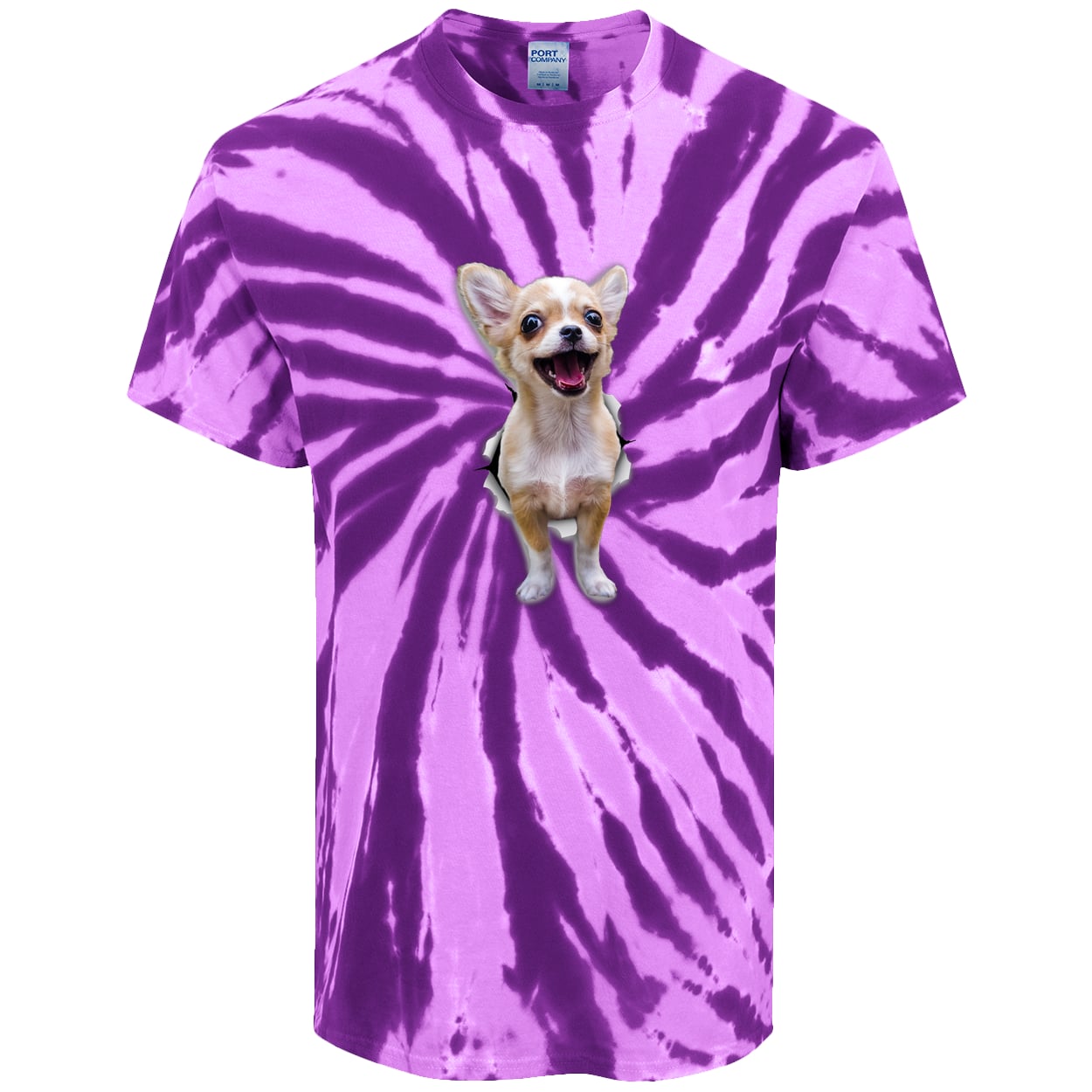 PC147 Port & Company Tie-Dye Tee - Purple