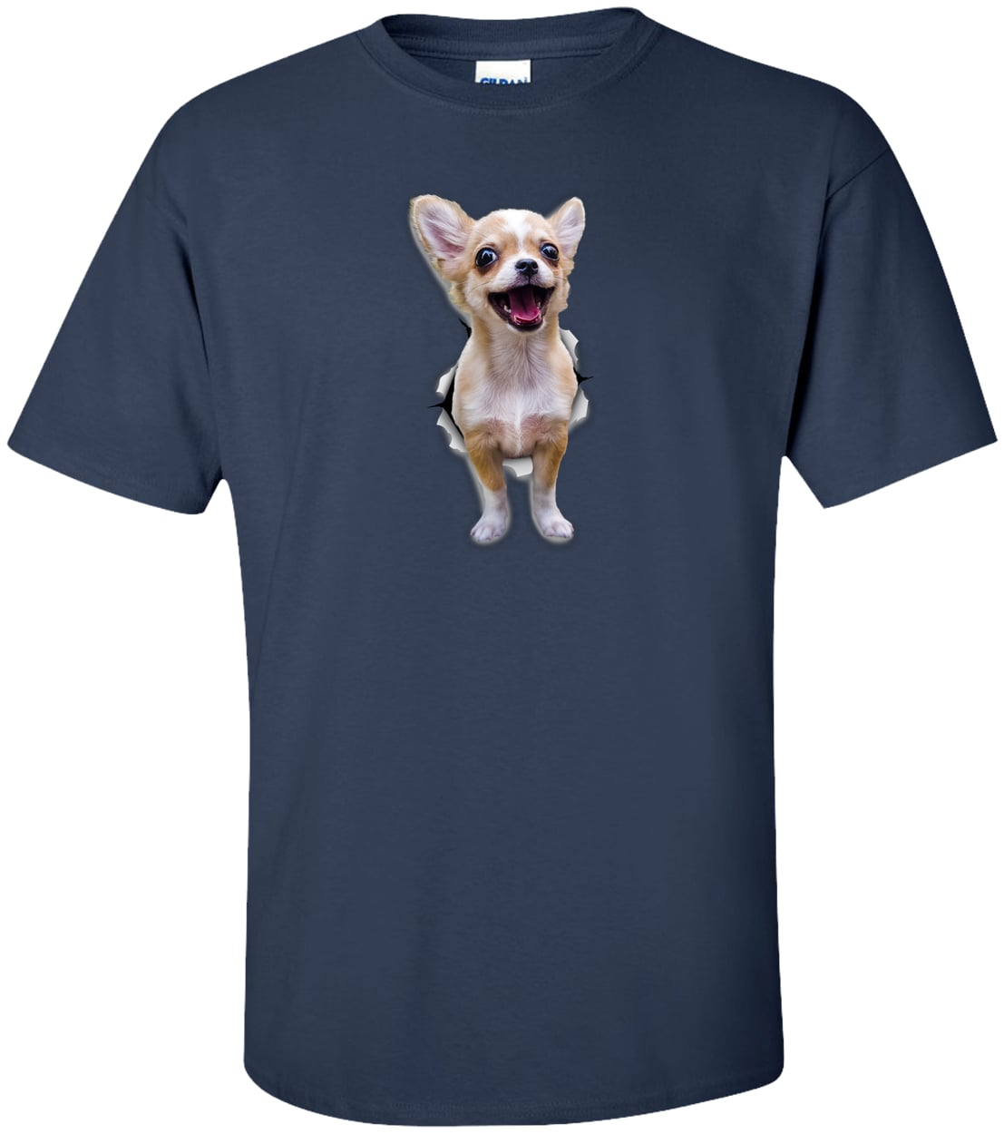 G200T Gildan Mens Tall Ultra Cotton Tee - Navy