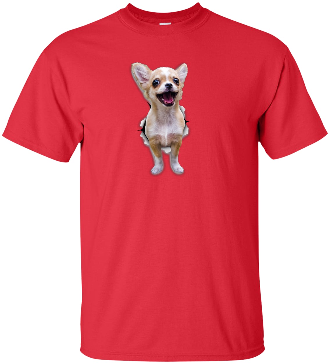 G200T Gildan Mens Tall Ultra Cotton Tee - Red