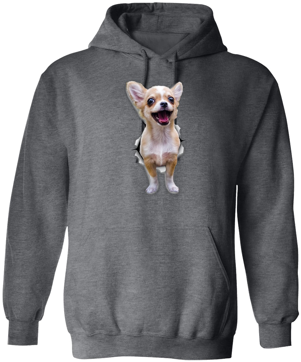 G185 Gildan Pullover Hoodie - Dark Heather