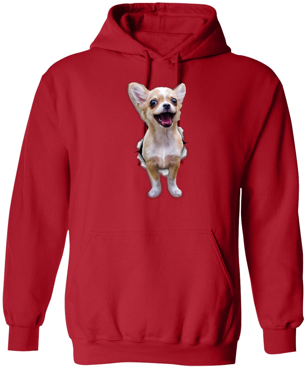 G185 Gildan Pullover Hoodie - Red