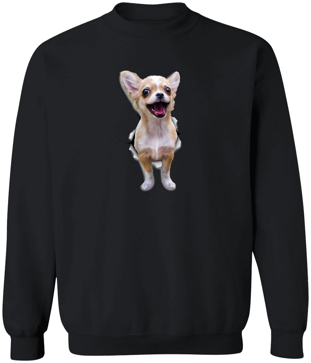 G180 Gildan Crewneck Pullover Sweatshirt - Black