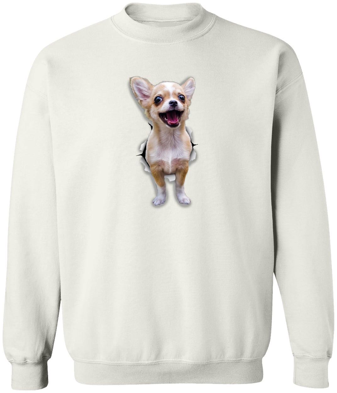 G180 Gildan Crewneck Pullover Sweatshirt - White