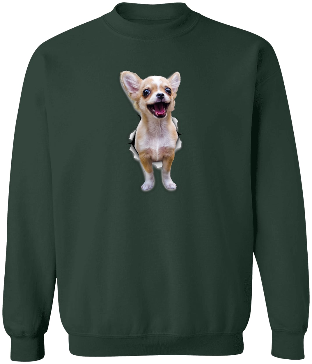 G180 Gildan Crewneck Pullover Sweatshirt - Forest Green