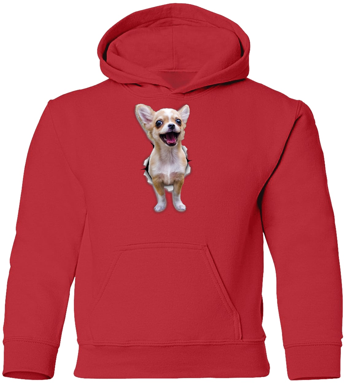 G185B Gildan Youth Pullover Hoodie - Red