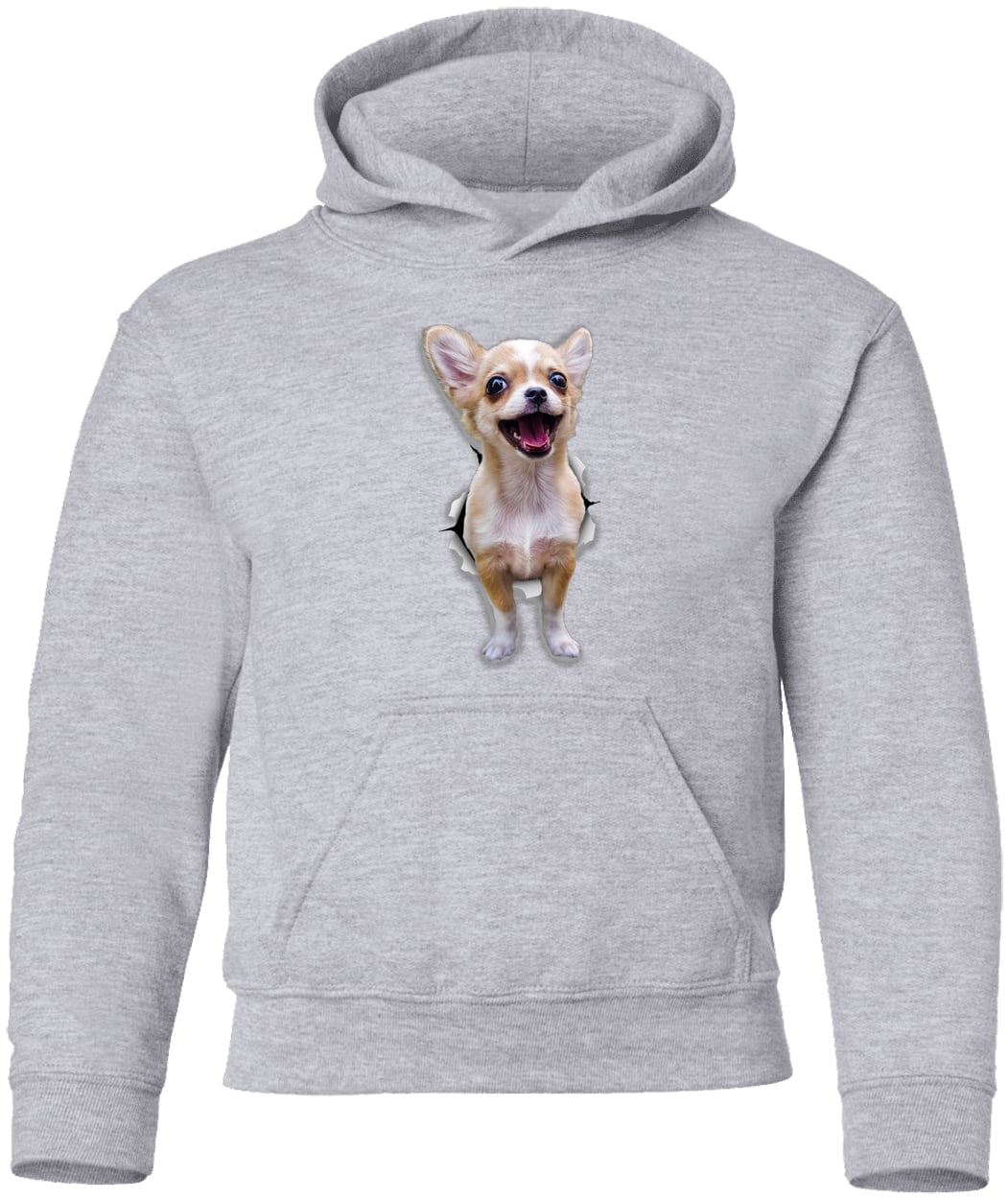 G185B Gildan Youth Pullover Hoodie - Sport Grey
