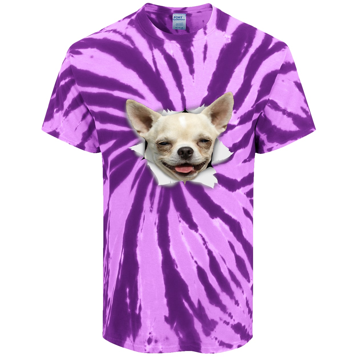 PC147 Port & Company Tie-Dye Tee - Purple