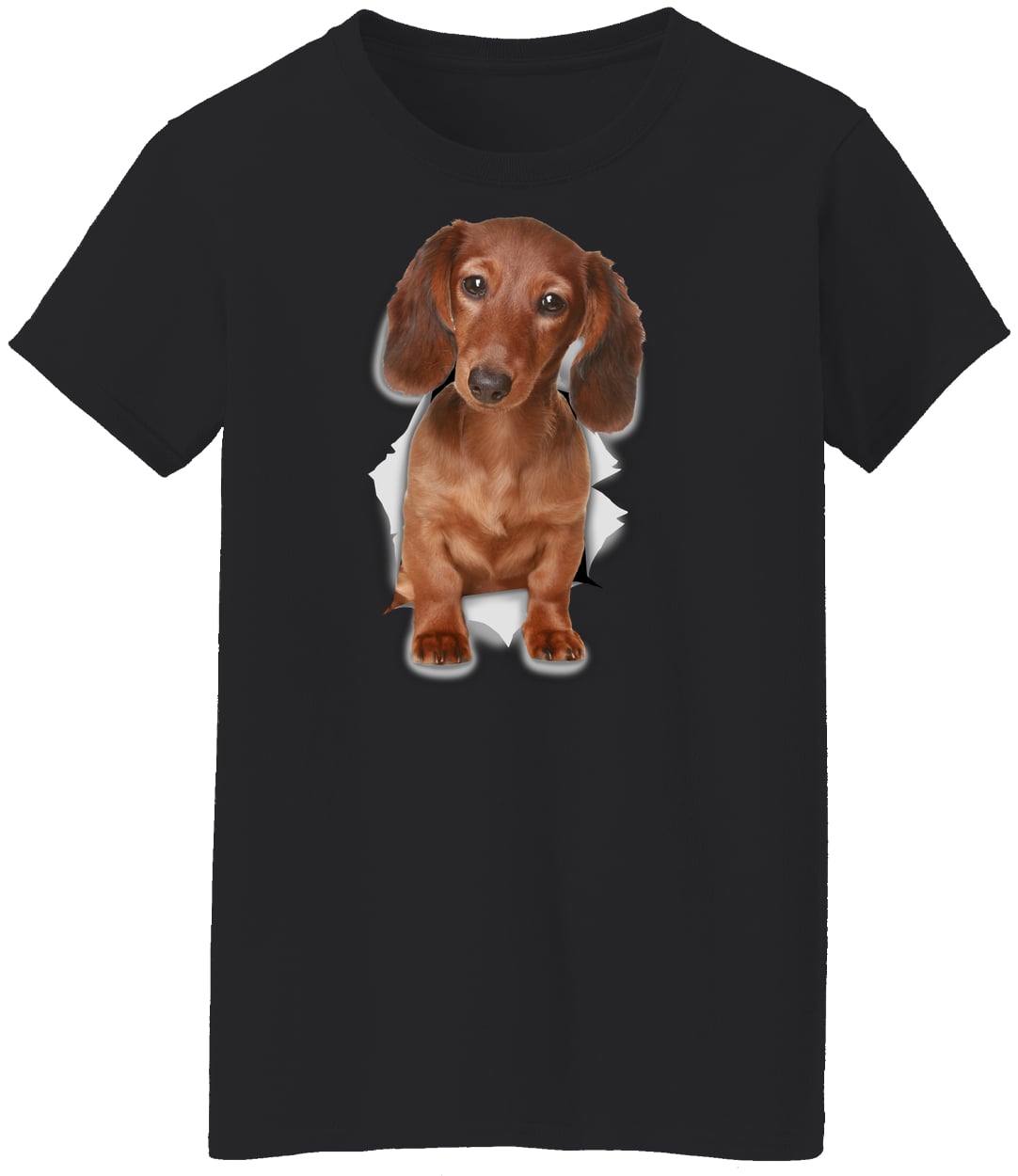 G500L Ladies' 5.3 oz. T-Shirt - Black