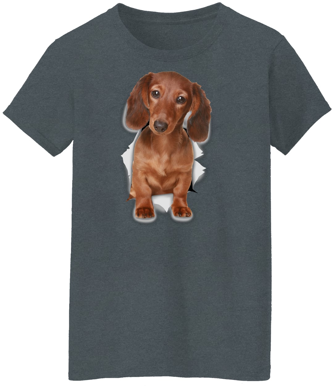 G500L Ladies' 5.3 oz. T-Shirt - Dark Heather