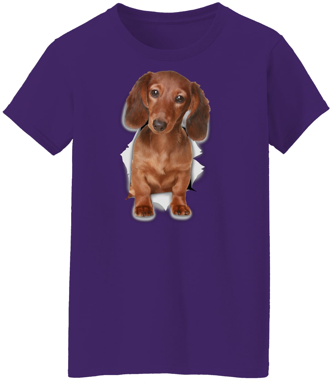 G500L Ladies' 5.3 oz. T-Shirt - Purple