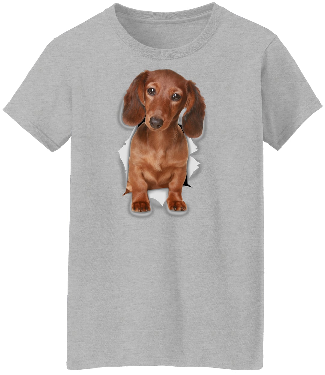 G500L Ladies' 5.3 oz. T-Shirt - Sport Grey
