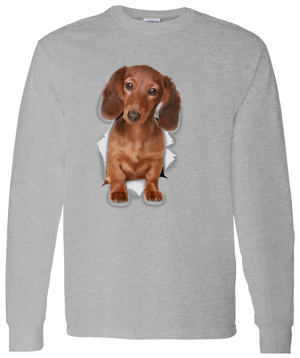 G540 LS T-Shirt 5.3 oz. - Sport Grey