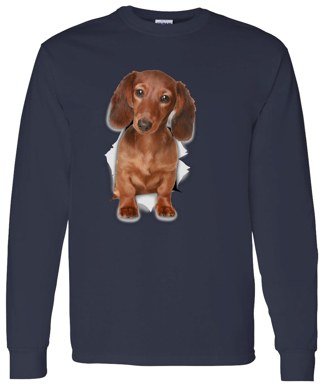 G540 LS T-Shirt 5.3 oz. - Navy