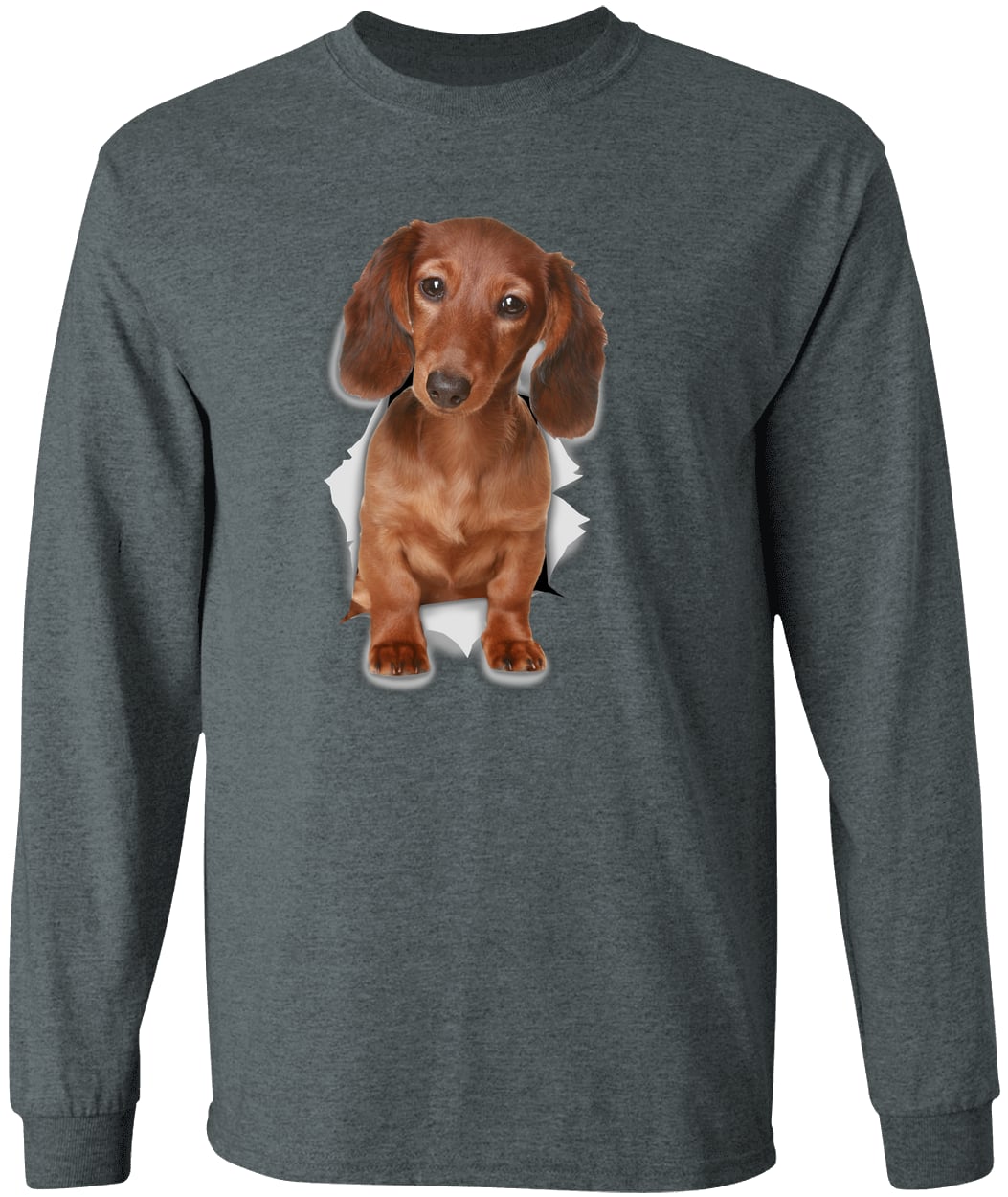 G540 LS T-Shirt 5.3 oz. - Dark Heather