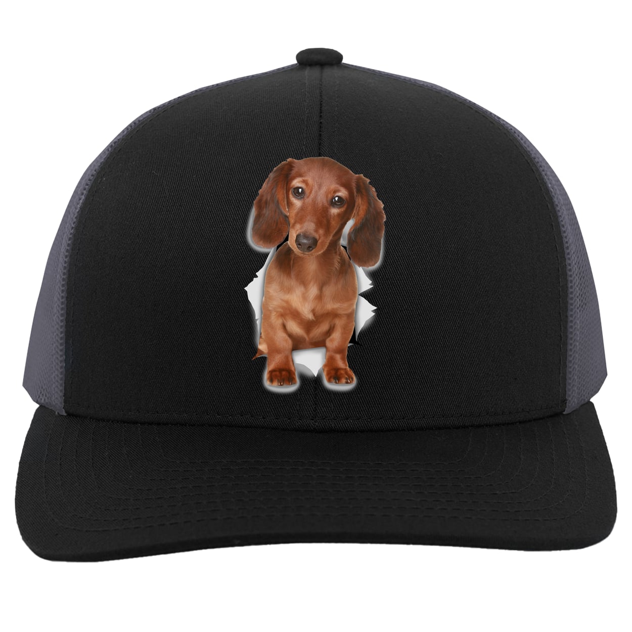 104C Trucker Snap Back - Black/Graphite