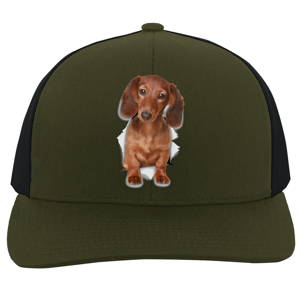104C Trucker Snap Back - Moss/Charcoal