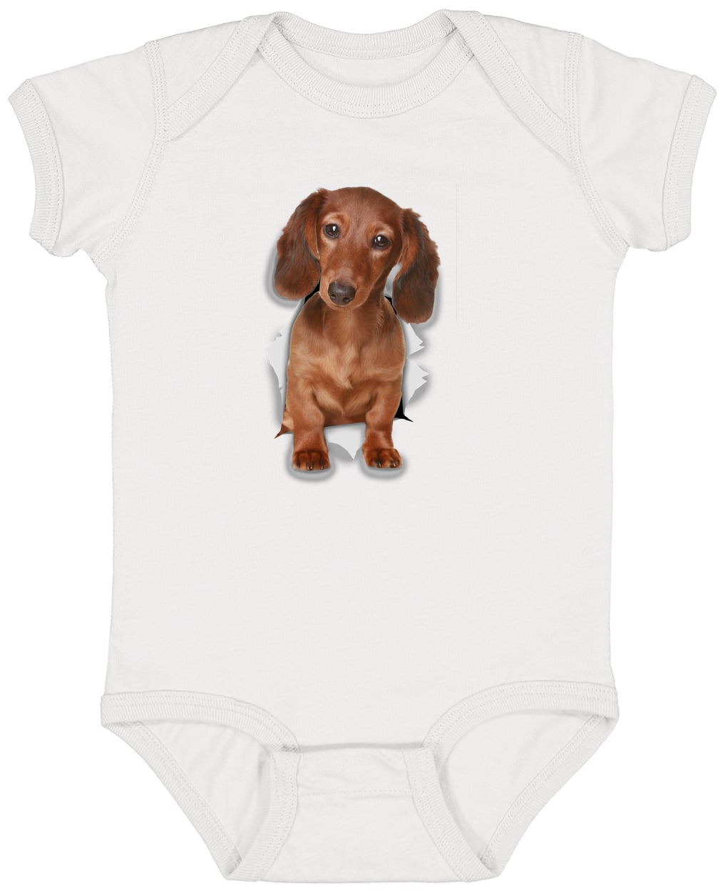 4424 Infant Fine Jersey Bodysuit - White