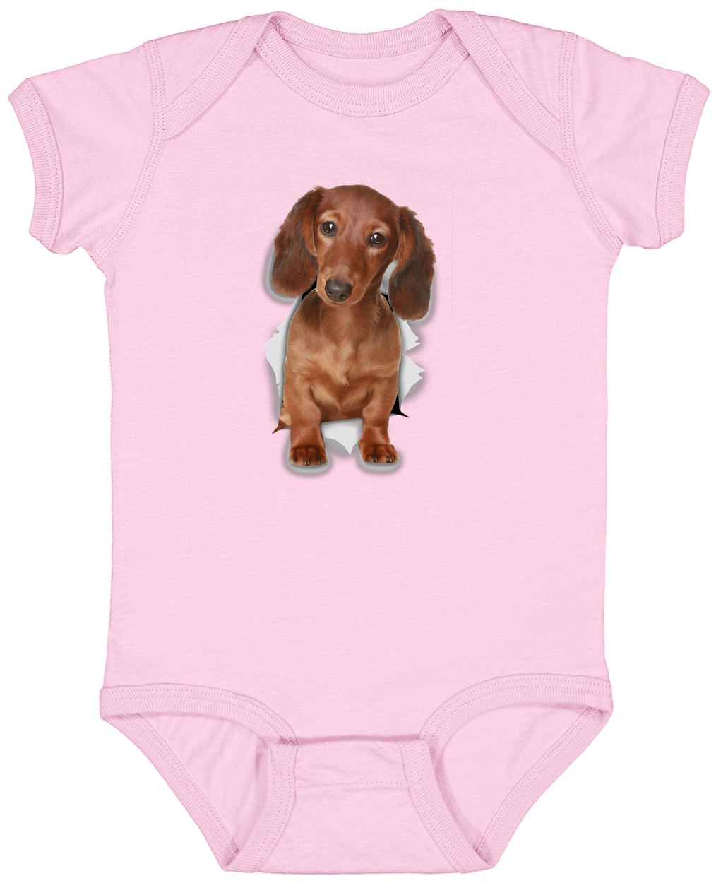 4424 Infant Fine Jersey Bodysuit - Pink