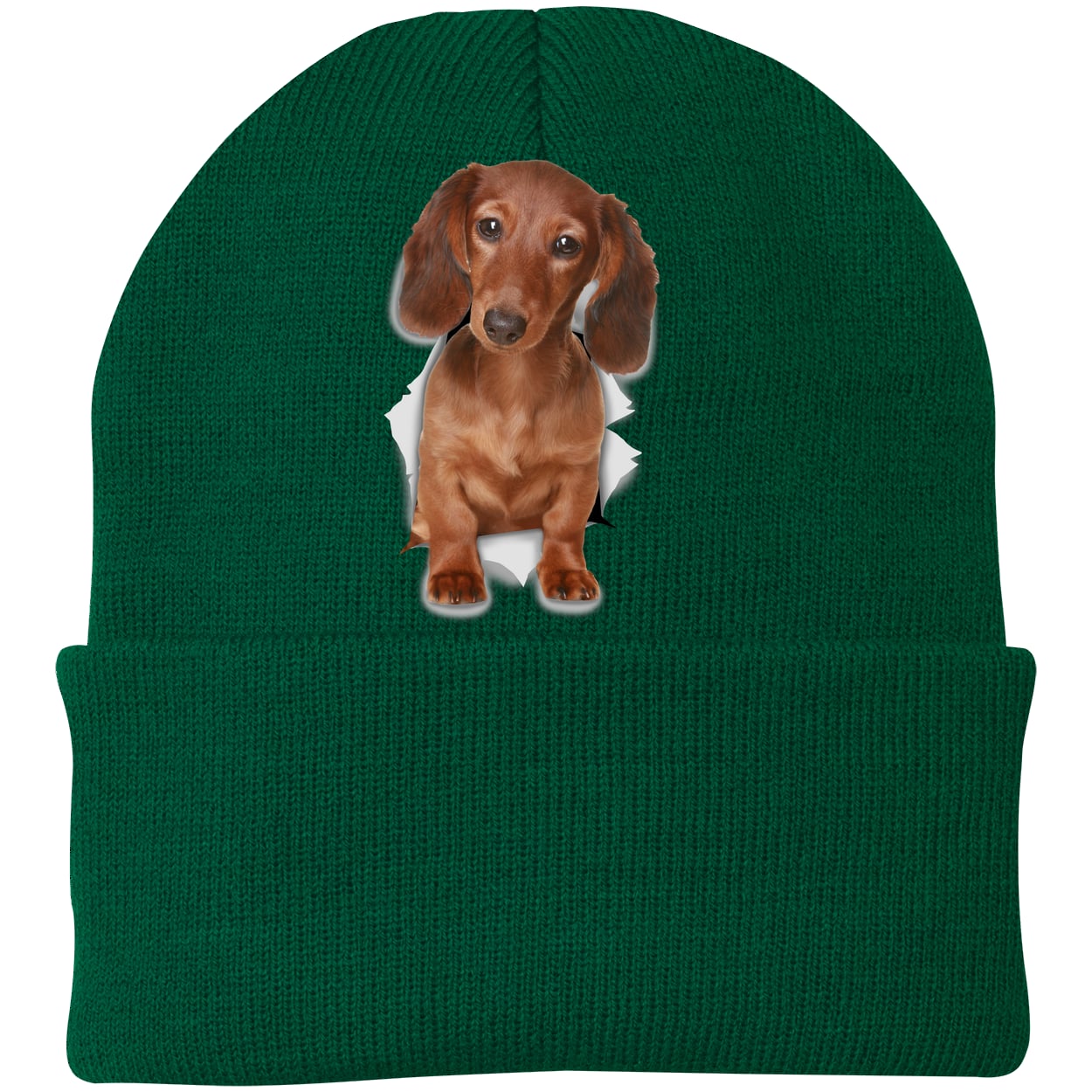 CP90 Port & Company Knit Beanie - Athletic Green
