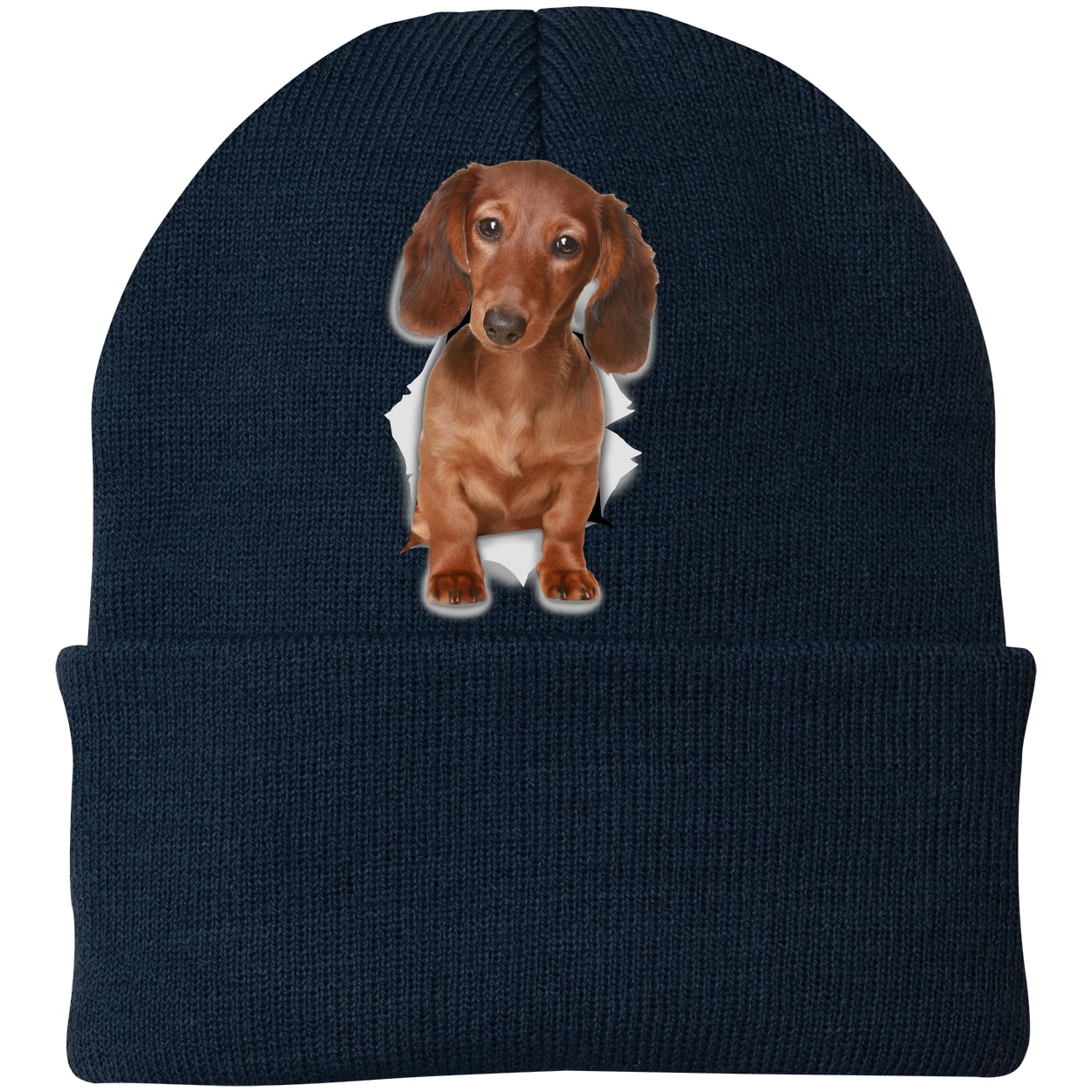 CP90 Port & Company Knit Beanie - Navy