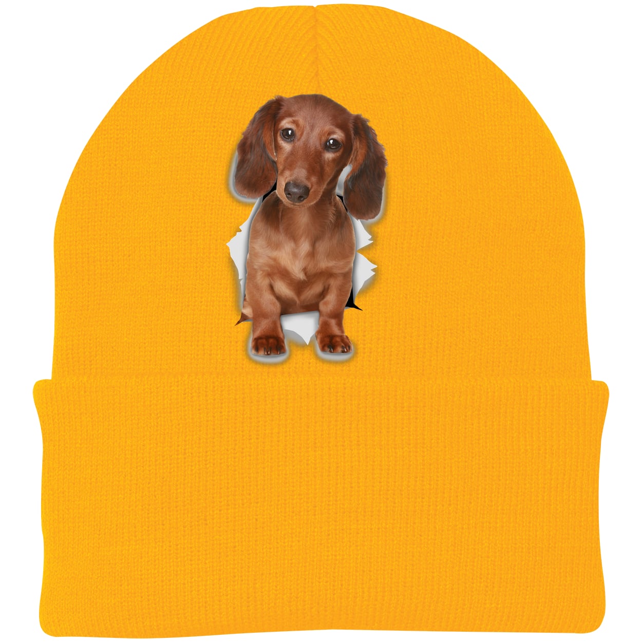 CP90 Port & Company Knit Beanie - Athletic Gold