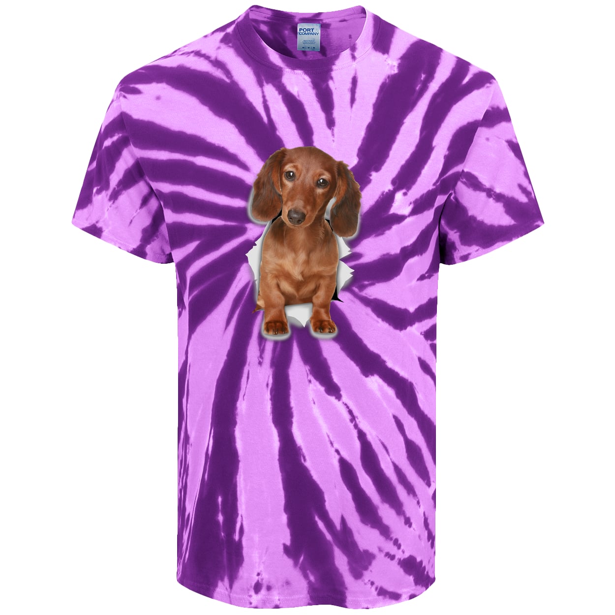 PC147 Port & Company Tie-Dye Tee - Purple