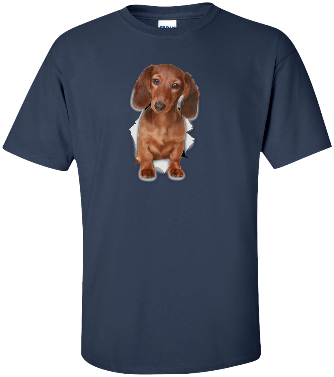 G200T Gildan Mens Tall Ultra Cotton Tee - Navy