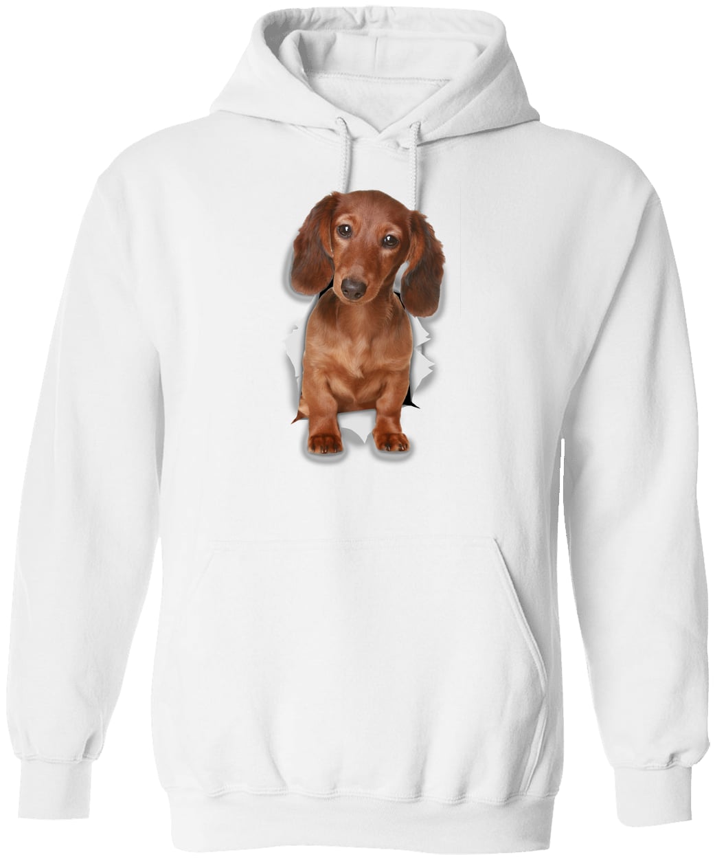 G185 Gildan Pullover Hoodie - White