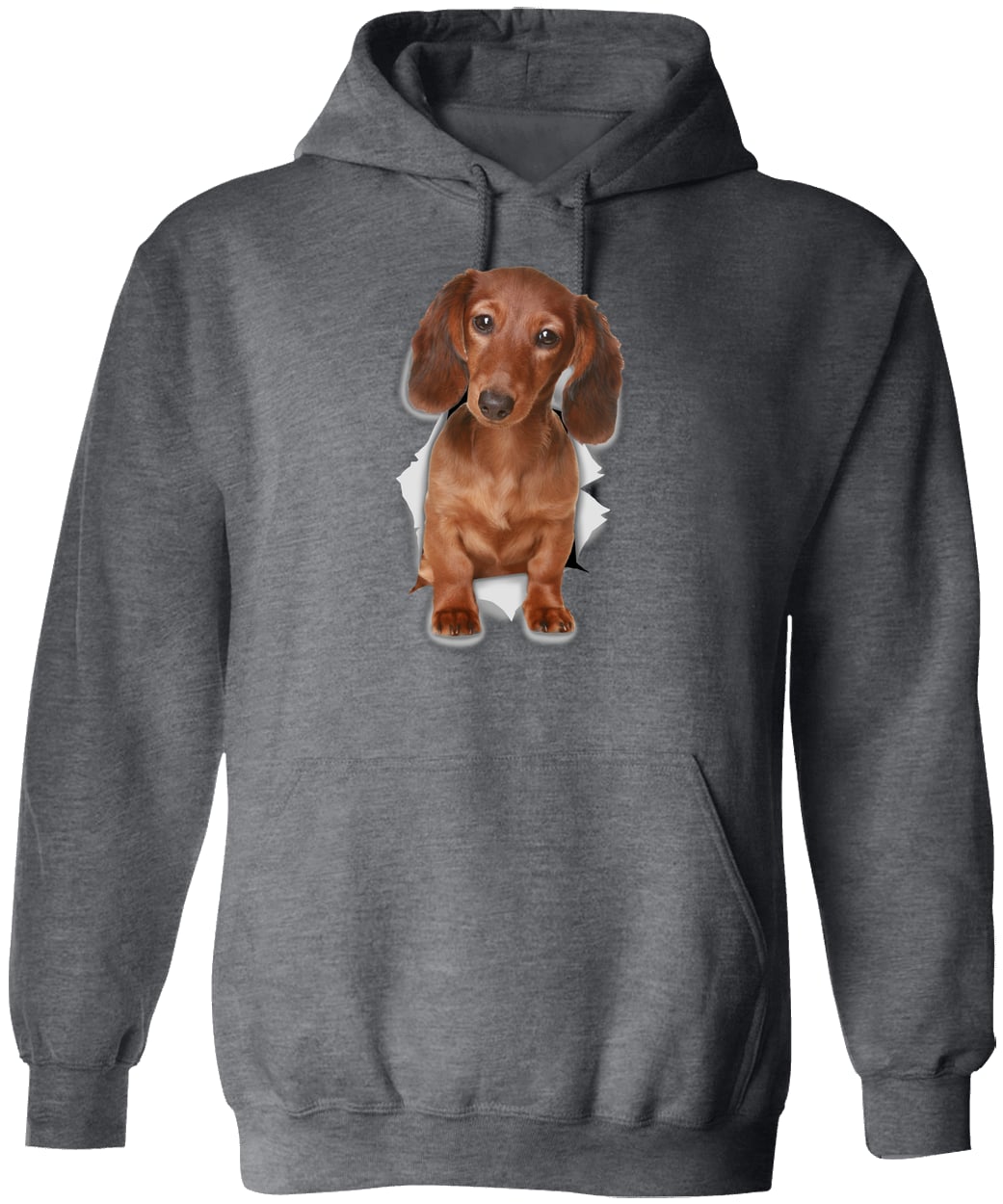 G185 Gildan Pullover Hoodie - Dark Heather