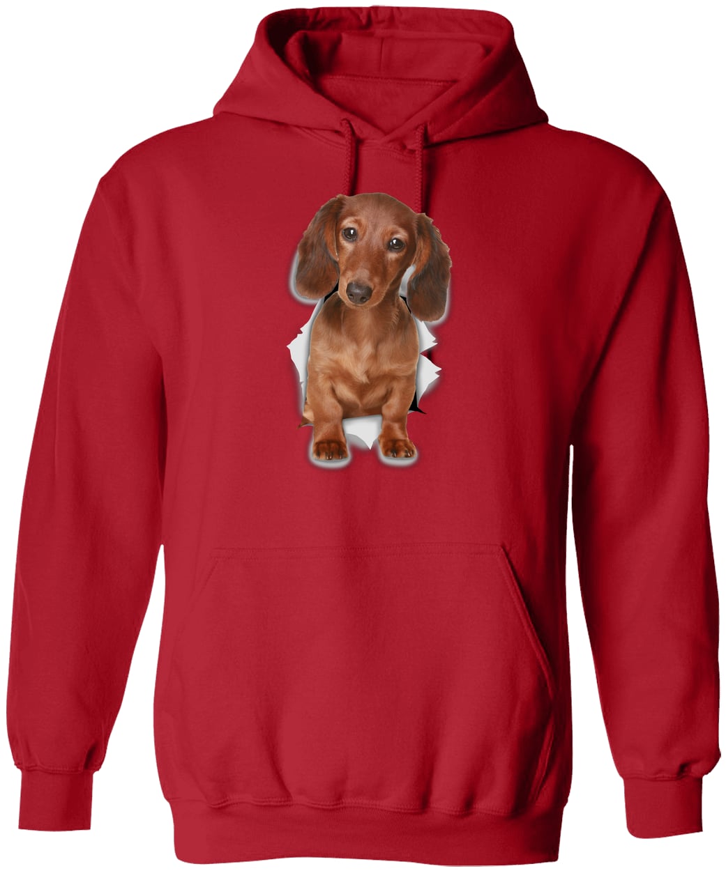 G185 Gildan Pullover Hoodie - Red