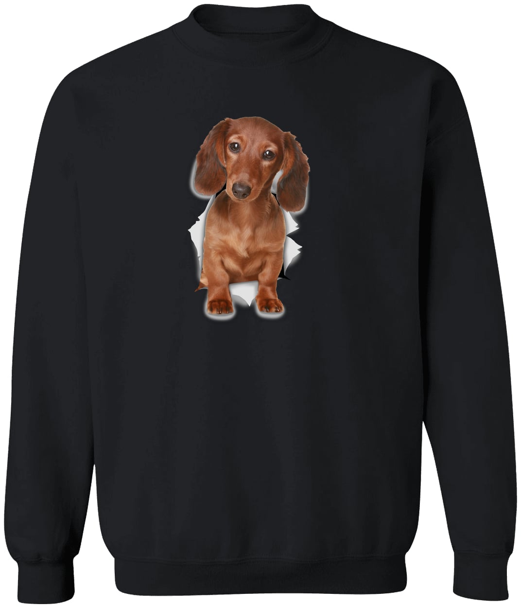 G180 Gildan Crewneck Pullover Sweatshirt - Black