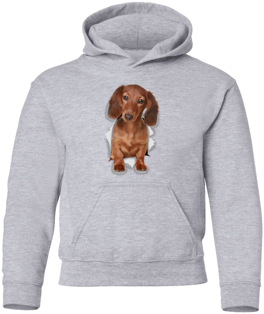 G185B Gildan Youth Pullover Hoodie - Sport Grey