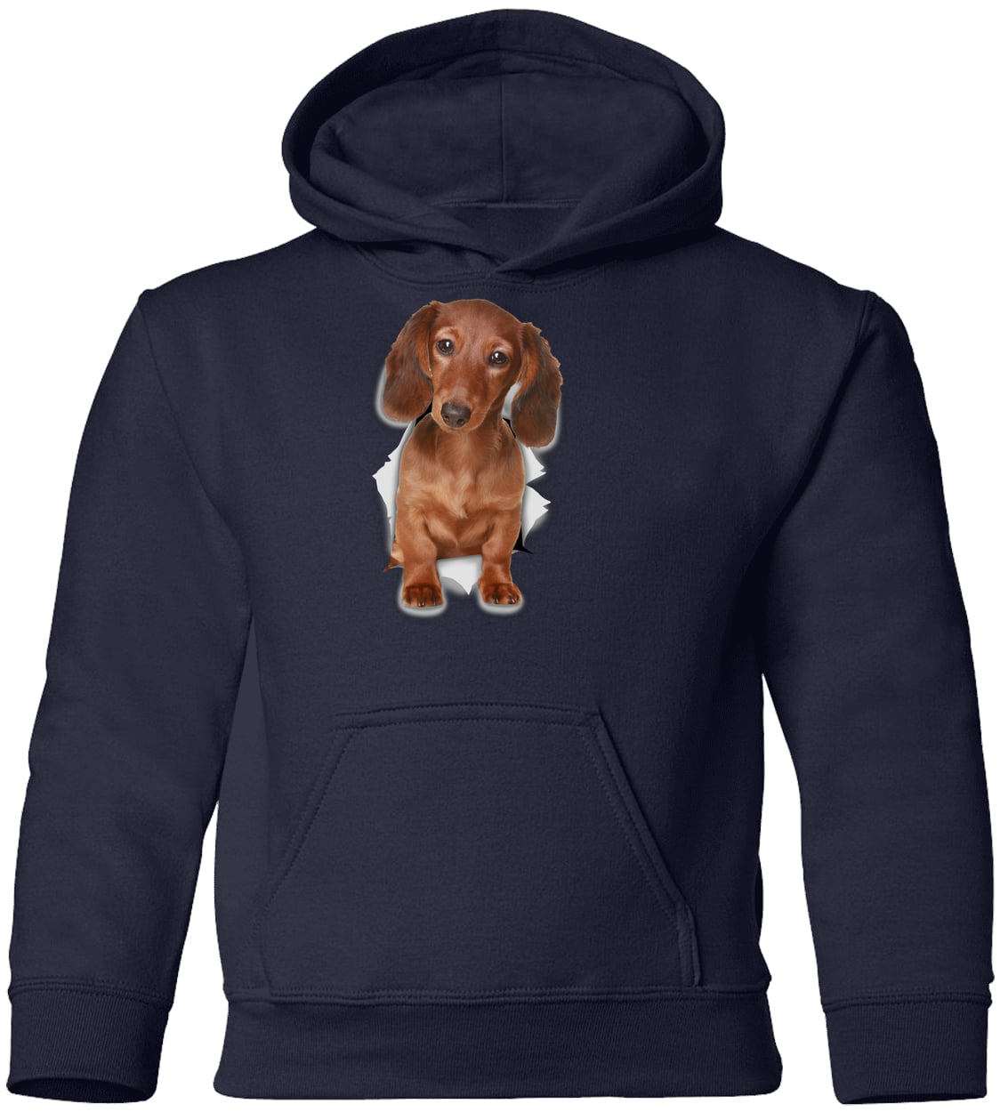 G185B Gildan Youth Pullover Hoodie - Navy